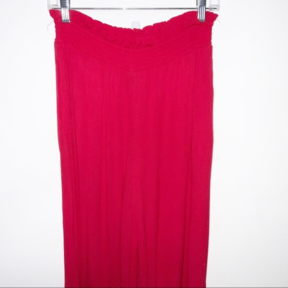 Forever 21 plus red Palazzo pants - Picture 4 of 12